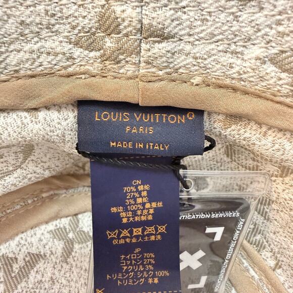 Louis Vuitton Monogram Jacquard Bucket Hat Grey main image 11